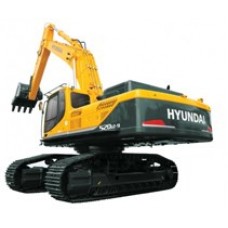 Car hoe - Car HYUNDAI R520LC-9 training