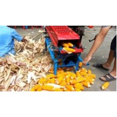 Machine peeled corn stover