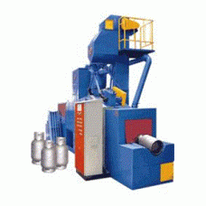 Shot blasting machine per station