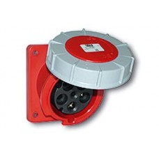 125A-4P-400V-6H-IP66 / 67 sockets watertight type Recessed