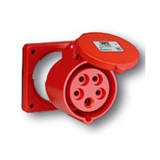 16A-3P-230V-6H-IP67 Ổ cắm gắn âm kín nước thẳng