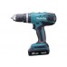 18V battery-powered hammer drill Makita HP457DWE