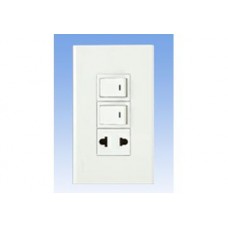 2 sets of switches and sockets Single Single Panasonic