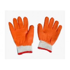 Plastic embedded wool gloves G528