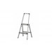 Aluminum ladder 2 steps have handrails KF-B020700