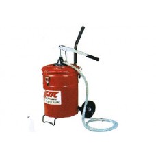 Barrels of oil pumped by hand gearbox 1033